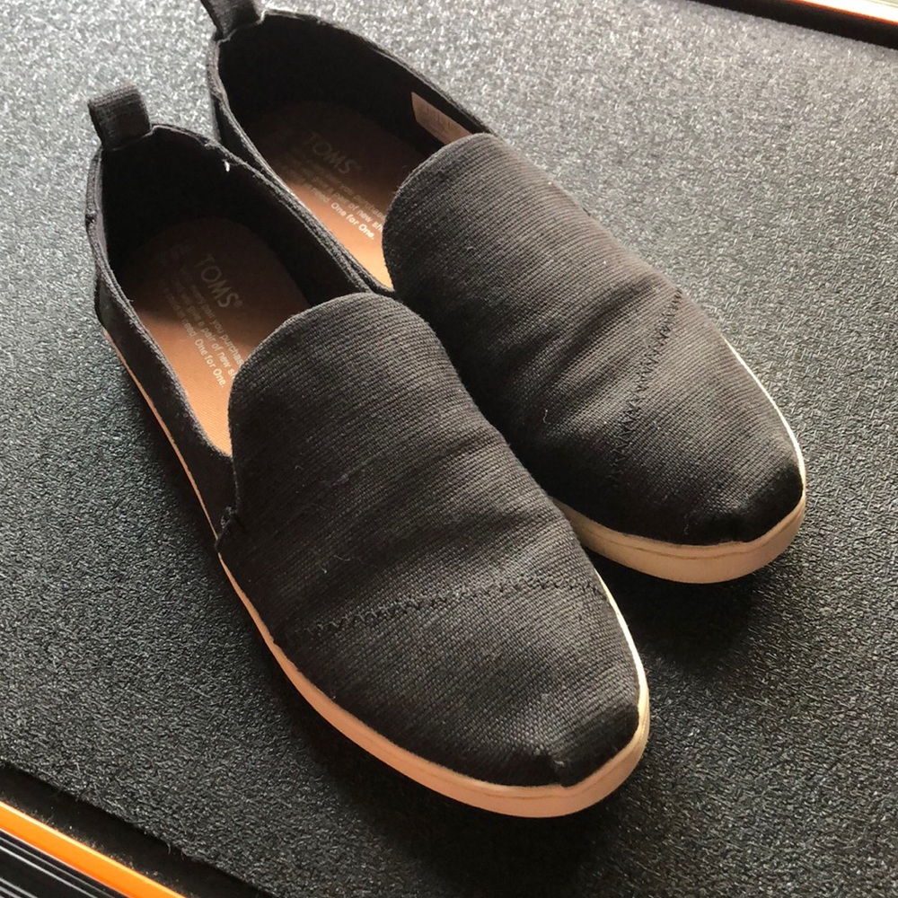 Toms deconstructed Alpargata black canvas